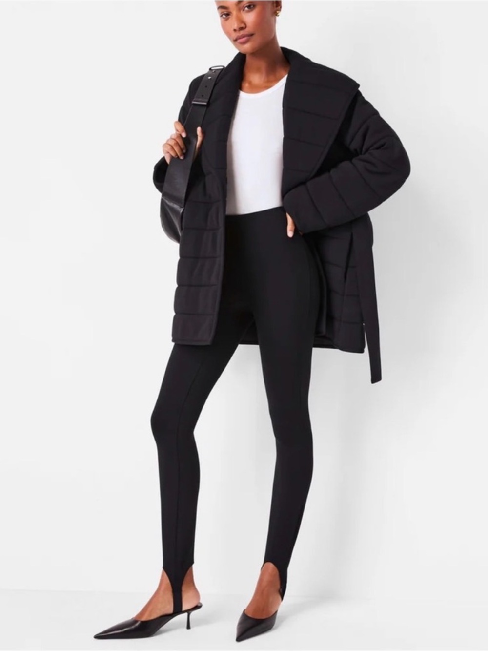 SPANXsupersmooth™ PerfectFit Ponte Stirrup Legging | Classic Black
Regular / L
